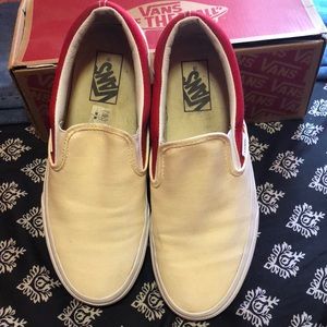 Vans slip ons